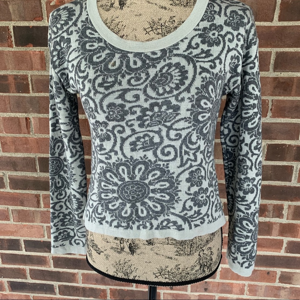 Cotton Emporium floral cropped sweatshirt - Picture 4 of 8